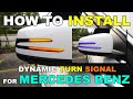 How to install Sequential Dynamic Turn Signal LED Panel for your MERCEDES BENZ W204 W176 W212