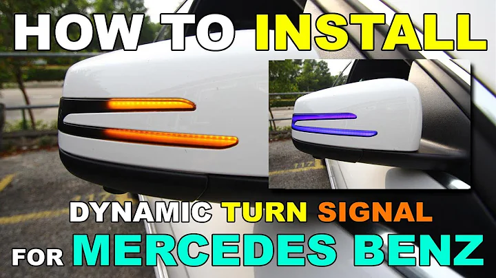 How to install Sequential Dynamic Turn Signal LED Panel for your MERCEDES BENZ W204 W176 W212