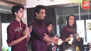 Actor Sonu Sood Family Video With Wife Sonali Sood, Son's Ishant Sood and Ayaan Sood in Own House