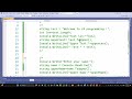 Lecture 10 – C# Programming Strings