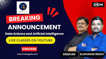 GET ready for GATE DA| Discussion with  Sudhakar Reddy Sir (AIR 200 - GATE 24 DA) |SRIDHAR |MACSGATE