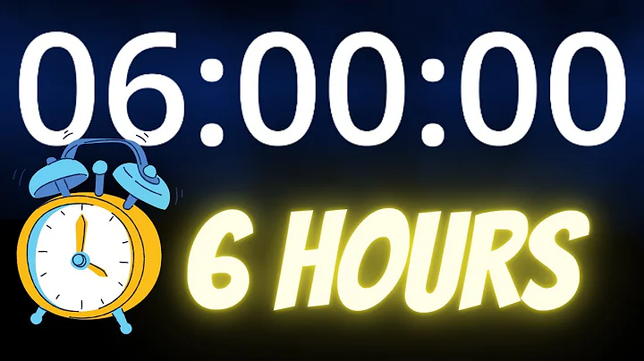 Six hours - 6h - Countdown with alarm ⏱