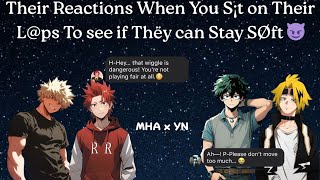 When You Sit On His Lap… Can He Stay Soft? 😳 | MHA Boys React