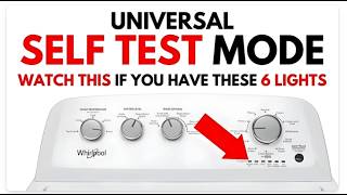 Whirlpool Washer Machine Enter ReCalibration Mode
