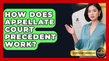 How Does Appellate Court Precedent Work? - Courtroom Chronicles