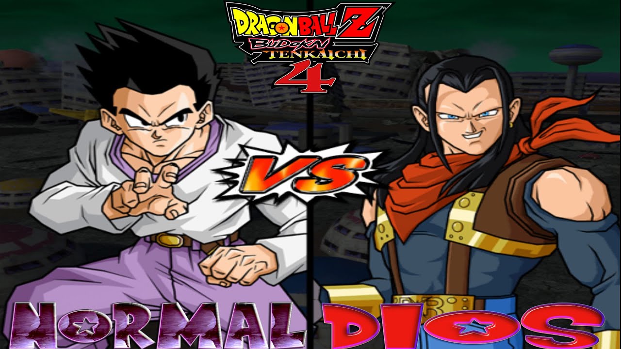(WHAT IF)Goten GT VS Super 17(CPU EXTREMA)(RED POTHARA)(DBZ BT4 VERSION ...