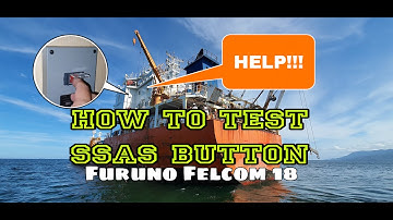 How to test SSAS Furuno Felcom 18 | Cara test SSAS Furuno Felcom 18  #how to #ssas #furuno #felcom