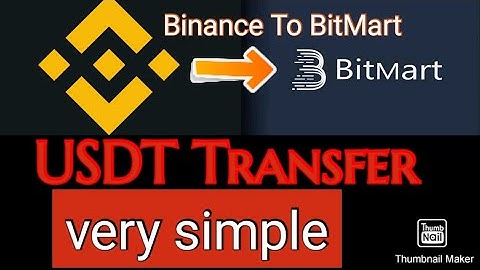 Binance To BitMart USDT transfer