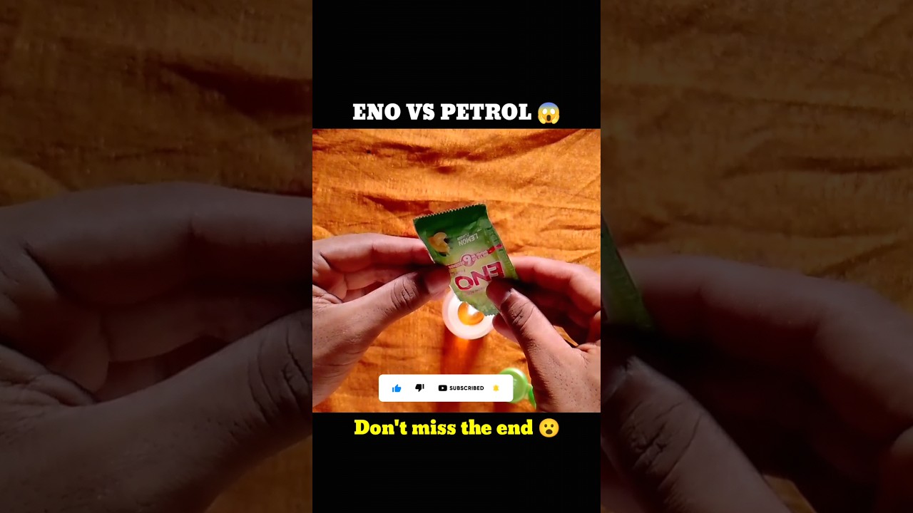 Eno vs petrol experiment 😱