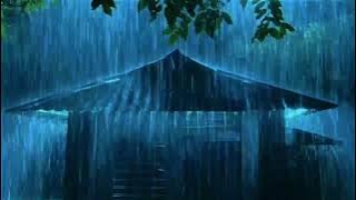 Tidur nyenyak dengan suara hujan deras 30 menit di atas genteng rumah.