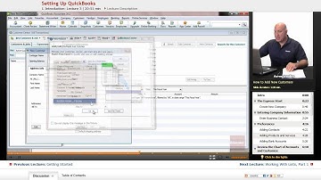 "Setting Up QuickBooks" | QuickBooks with Educator.com