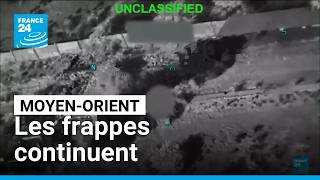 Frappes américaines et ripostes iraniennes continuent au Moyen-Orient • FRANCE 24