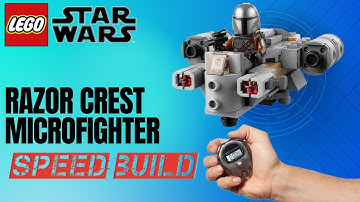 Awesome Lego speed build #lego STAR WARS Mandalorian the Razor Crest set #75321