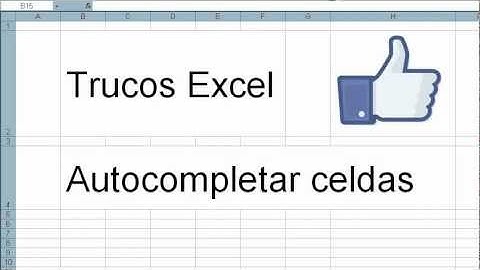 Autocompletar Celdas vacías: Trucos Excel