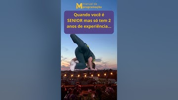 Algum programador java senior de 2 anos na escuta? 😂! 💻💃 #SeniorCom2Anos #java