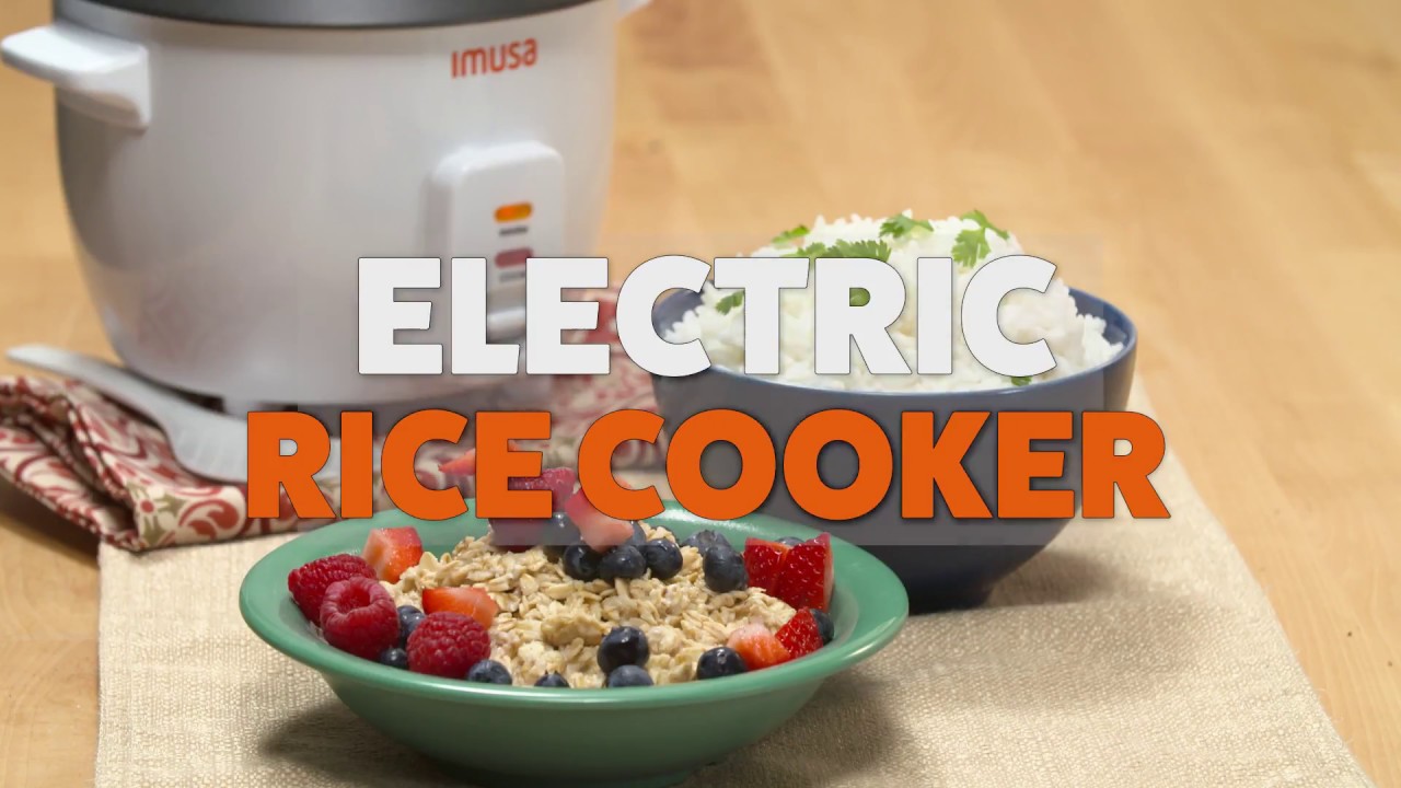 IMUSA - 8-Cup Rice Cooker - White