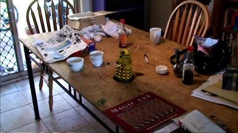 Daleks are REAL!* (just a bit smaller than expected...) Blender Camera Tracking experiment