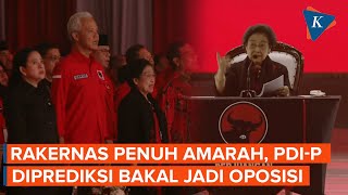 Rakernas PDI-P Diselimuti Amarah, Diprediksi Akan Jadi Oposisi Prabowo