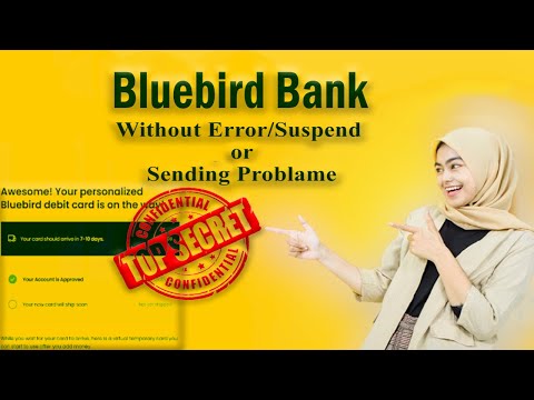 How to create bluebird bank account without error | bluebird bank account tutorial   | #Bluebird
