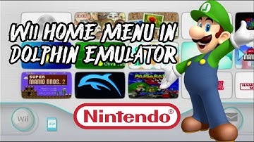 Wii Home Menu & Channels | Dolphin Emulator 2022