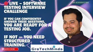 Live Software Testing Interview Challange | Proof Your Knowledge Now