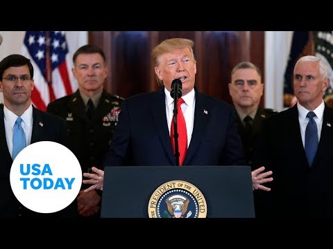President Trump on Iran launching a missile attack | USA TODAY