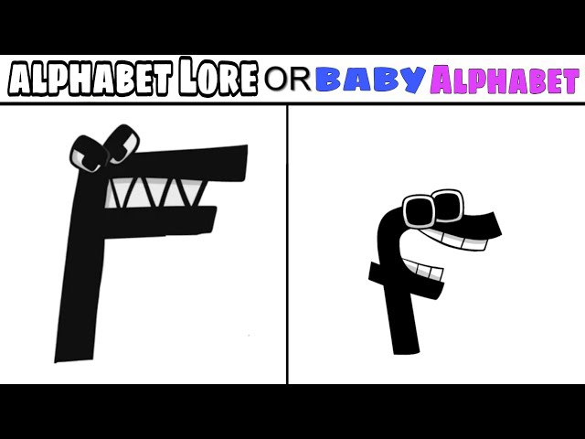 which one is your favorite Alphabet Lore Baby🤔 ?#alphabetlore
