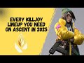 HERE'S EVERY KILLJOY LINEUP YOU NEED TO KNOW FOR ASCENT IN 2025