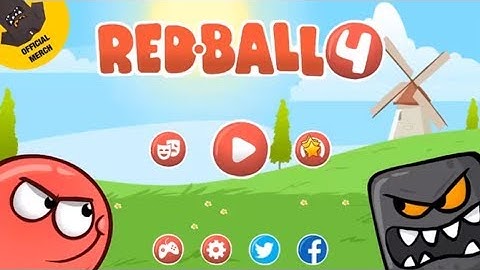 Red Ball 4 - Gameplay Walkthrough Part 7 - 1-7 Levels (iOS, Android)