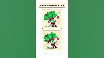 Can You Spot 5 Differences? | Spot the Difference Challenge #shorts