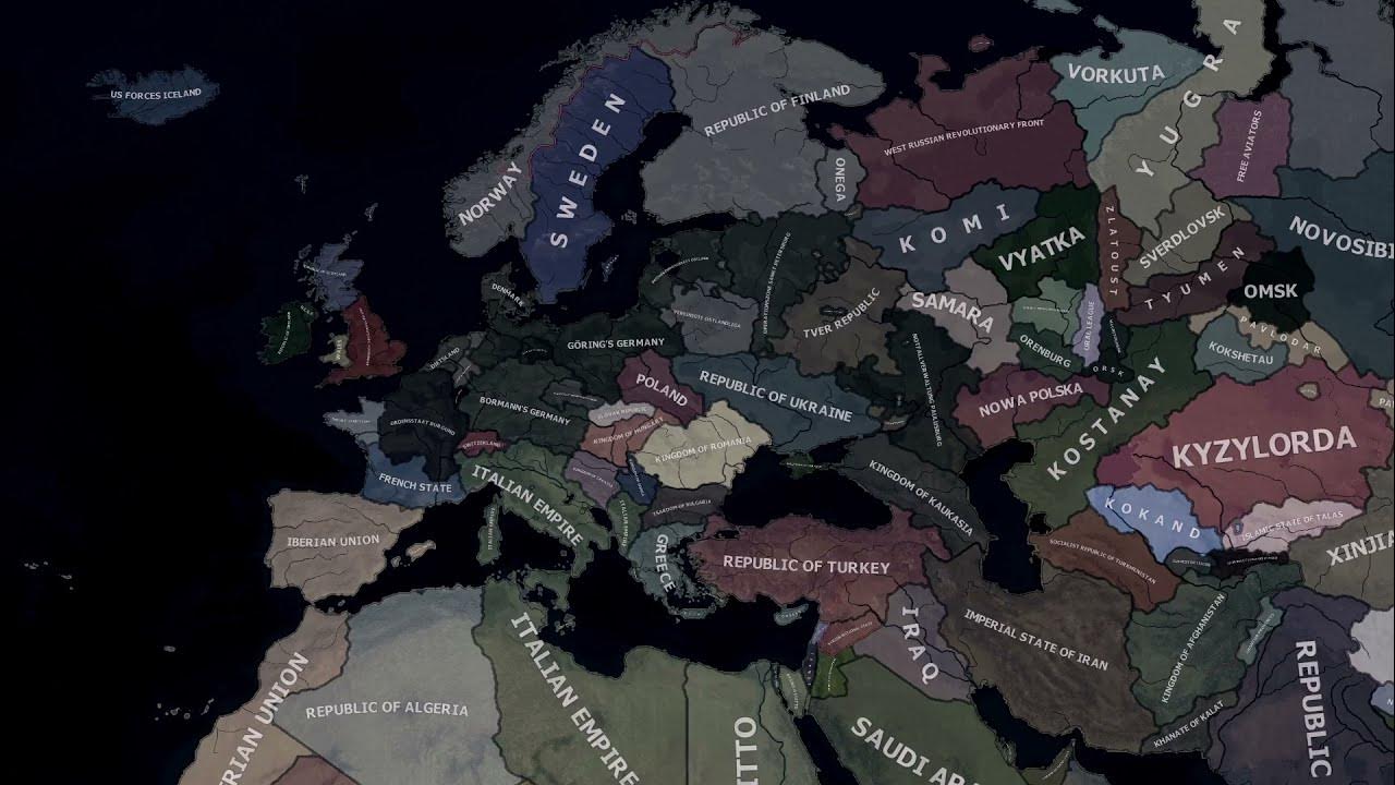 The New Order: Last Days of Europe Timelapse | HoI4 Timelapse TNO - YouTube