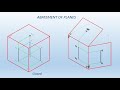 1- HOW TO DRAW PROJECTIONS IN  DESCRIPTIVE GEOMETRY