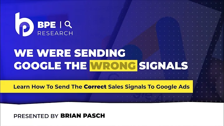 Google Ads Signals Presentation by Brian Pasch