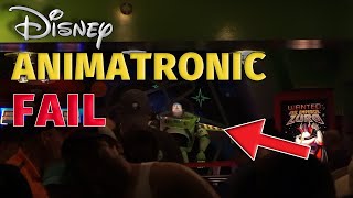 Disney Animatronic Malfunction [Fail/Blooper] - Buzz On Space Ranger Spin