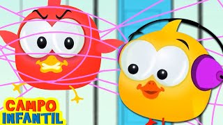 Campo Infantil | Lucky Ducky y El Chicle | Dibujos Animados Divertidos Para Niños