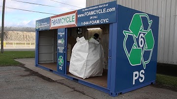 Foam Cycle Styrofoam Recycling Container System