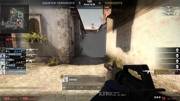 Triple spraydown through smoke with m4a1-s on de_inferno arch CSGO