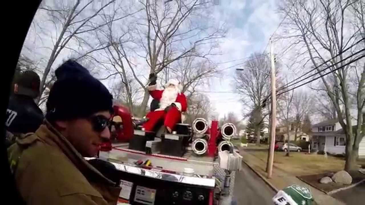 Bay Shore Fire Department Hose Company Santa Run 2013 YouTube