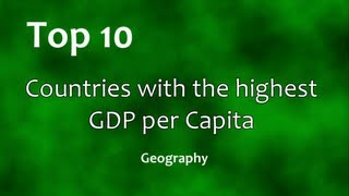 Top 10: Countries with the highest GDP per Capita