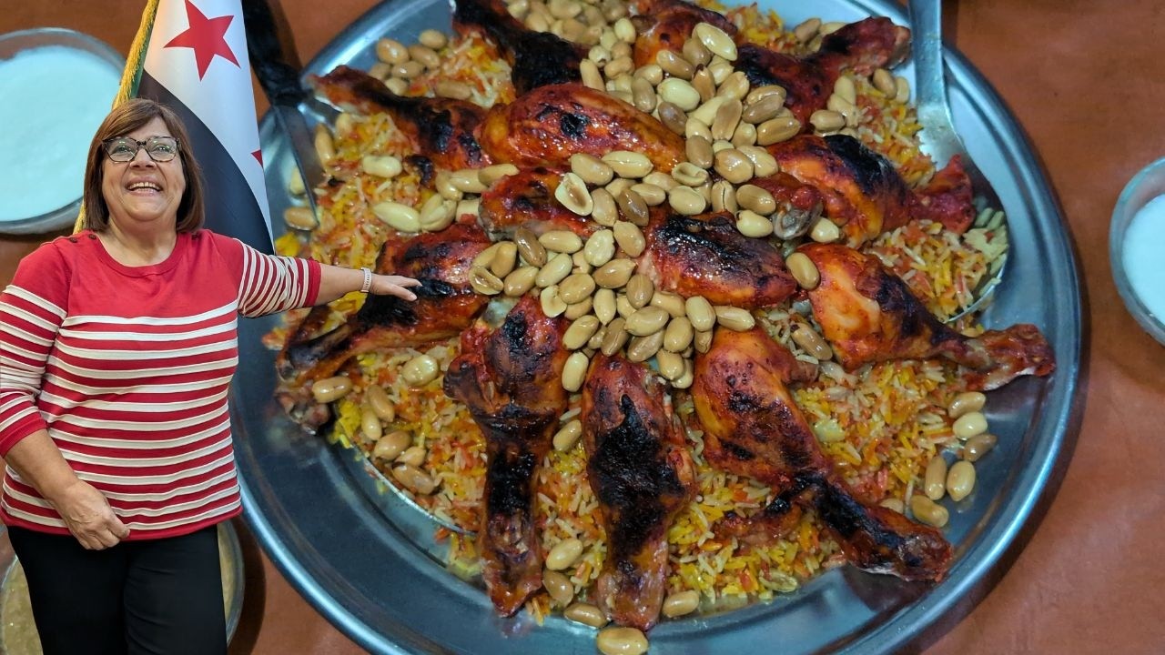 أطيب أكلة مندي مع العائلة بسوريا.... ورمضان كريم ع الجميع