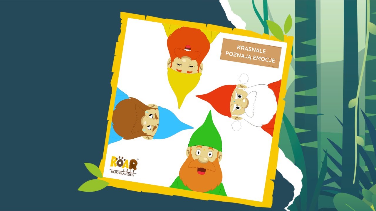 🦁 RoarCast - bajki dla dzieci. Krasnale poznają emocje. (bajka o oswajaniu emocji) #taniecdladzieci
