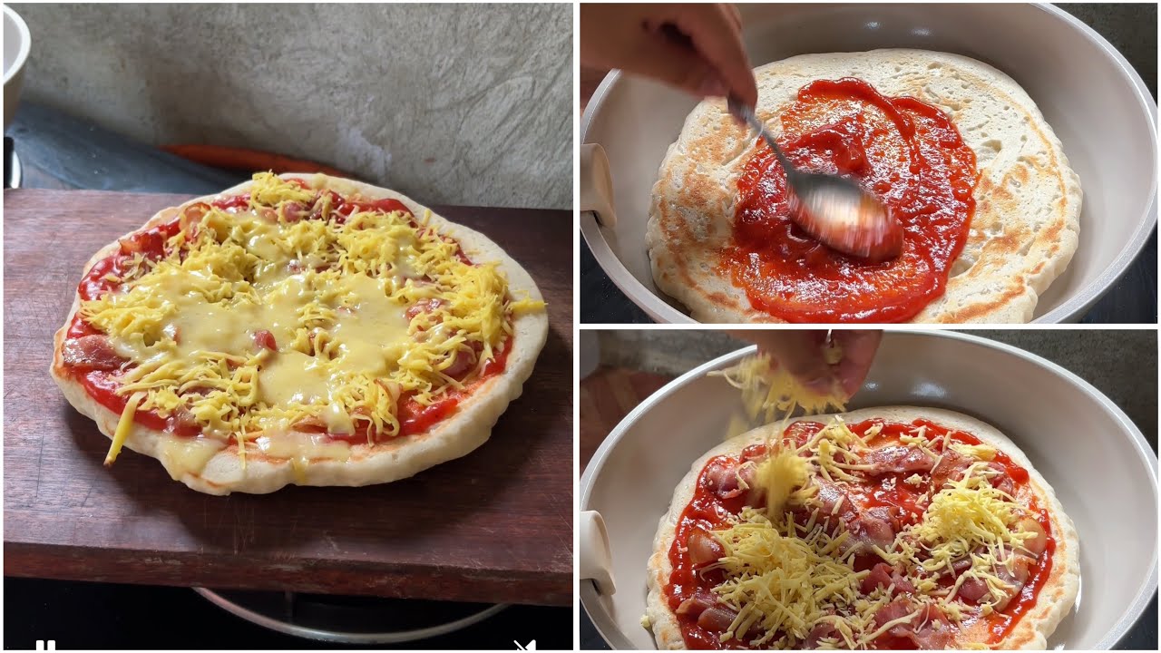 Hindi na kailangan ng oven kawali lang makakagawa kana ng pizza #kawalipizza
