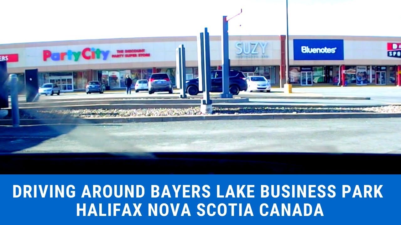 Driving Around Bayers Lake Business Park Halifax Nova Scotia Canada