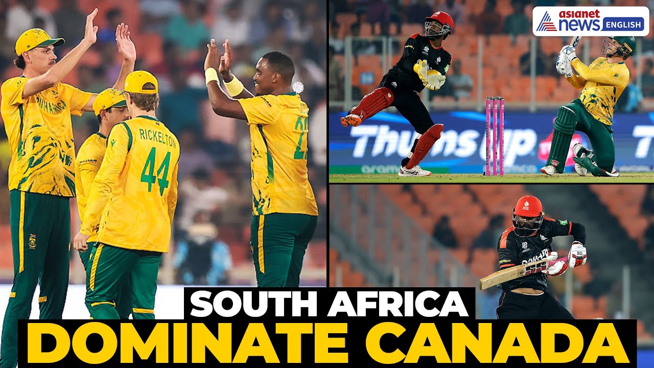 SA vs CAN T20 Highlights: South Africa Crush Canada With All-Round Dominance