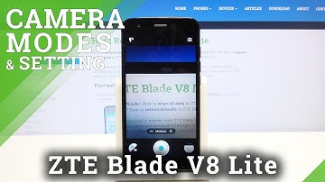 ZTE Blade V8 Lite - How to Activate and Use Camera Pro Mode
