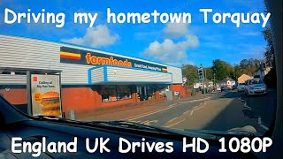 Drive around my home town Torquay England UK