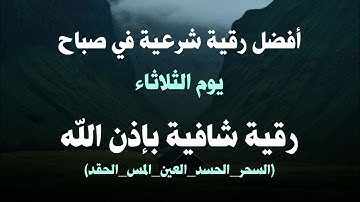 أفضل رقية شرعية في صباح يوم الثلاثاء علاج الحسد_السحر_العين _حفظ وتحصين للمنزل _القارئ علاء عقل