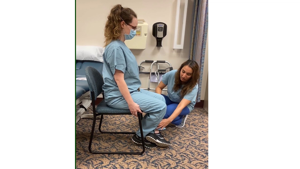 Knee Replacement Post Operative Chair Exercises at Home YouTube