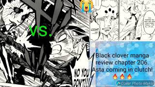 Black clover manga review chapter 206. Asta coming in clutch!🔥🔥🔥