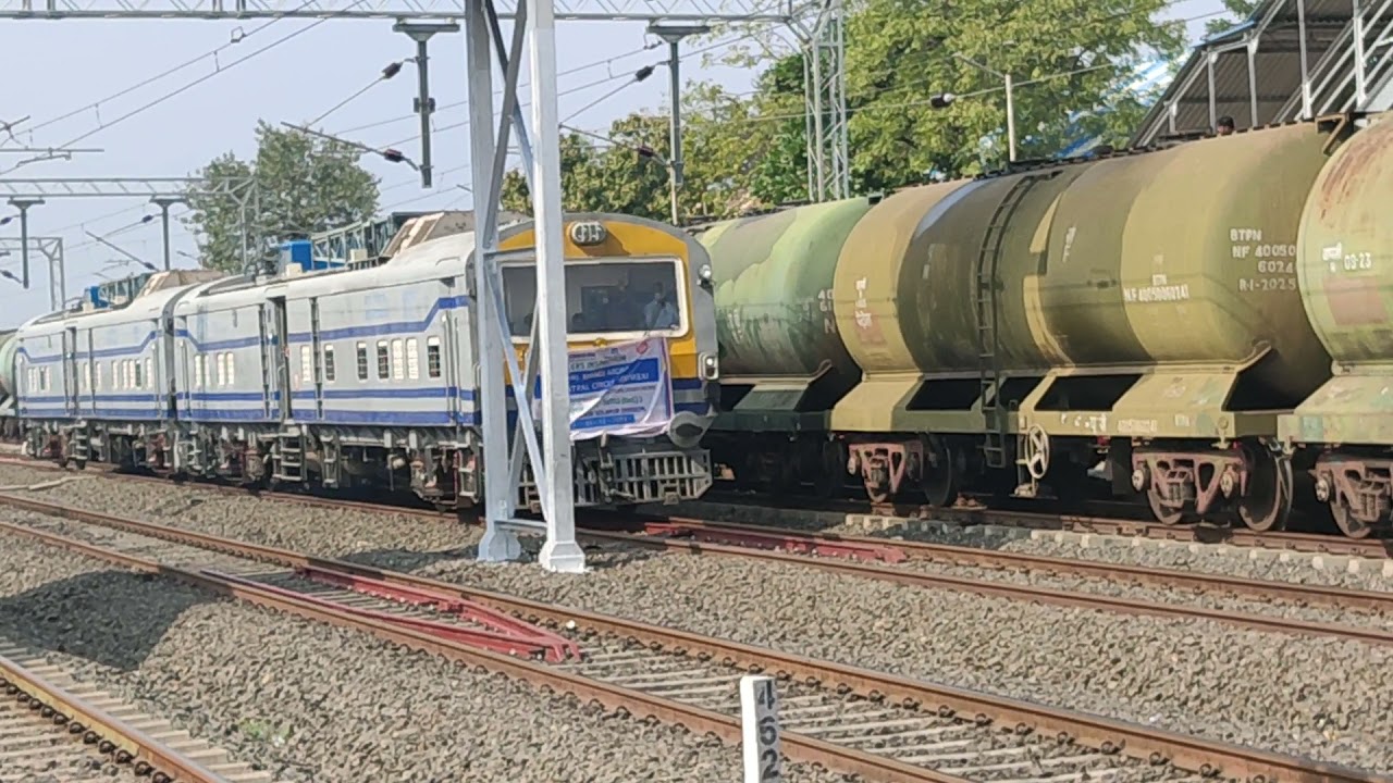 Solapur - Hotgi CRS Inspection with RVNL Tower Wagon